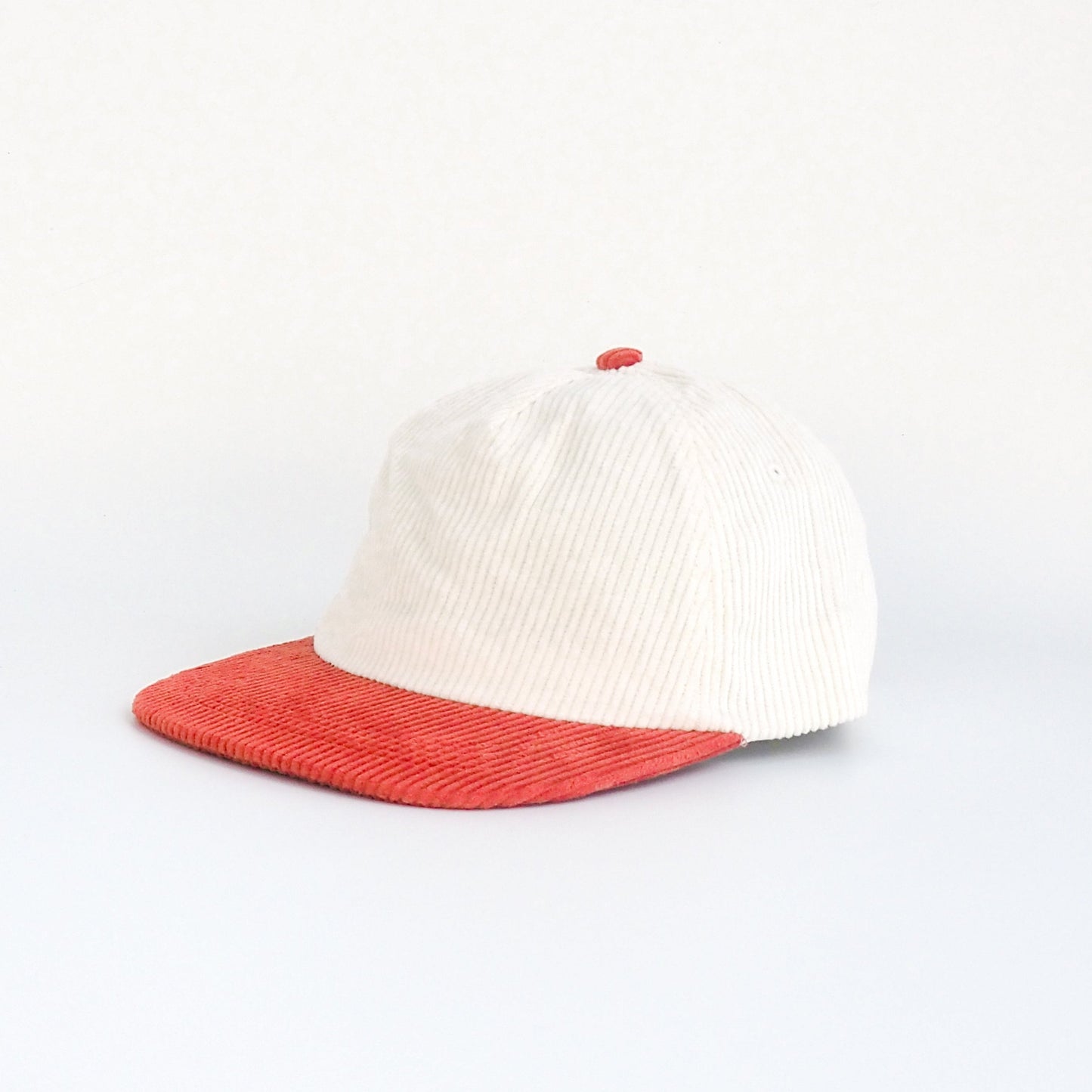 5 PANEL CORDUROY - RED TWO-TONE