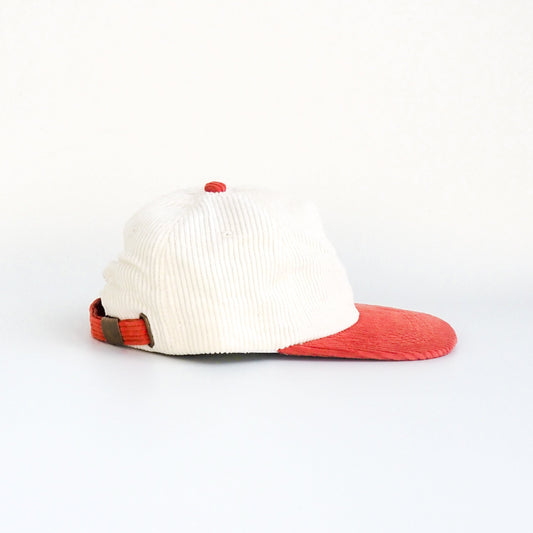 5 PANEL CORDUROY - RED TWO-TONE